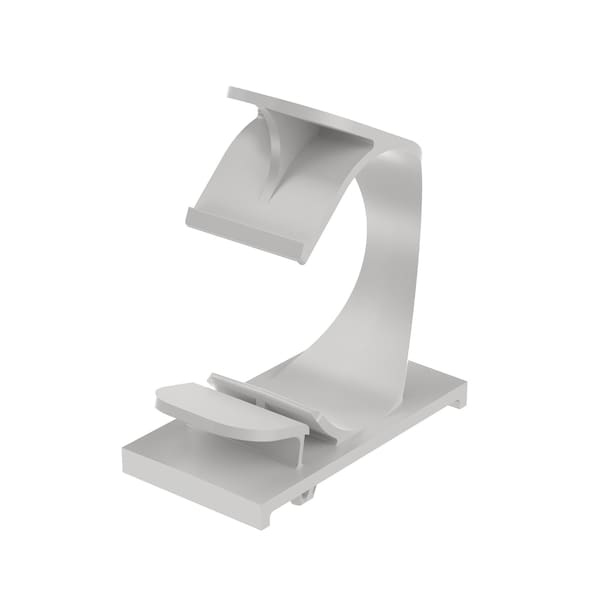 Cable Clip, Nylon 6/6, 0.19 in Bundle Dia., Natural, 0.85 in L, 1000 PK